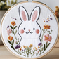 Bunny with Spring Flowers image 0