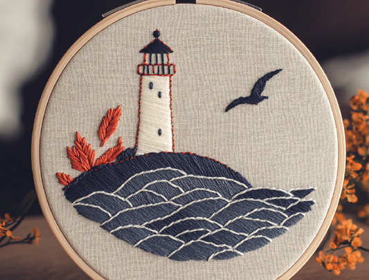 Lighthouse & Seagull image 0