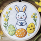 Bunny with Decorative Eggs image 0