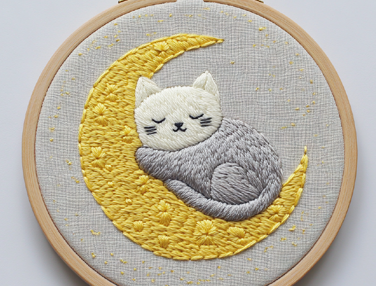 Kawaii Kitty & Moon image 0