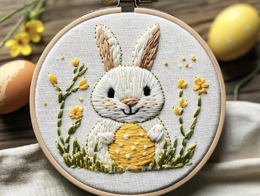 Bunny With Yellow Egg image 0