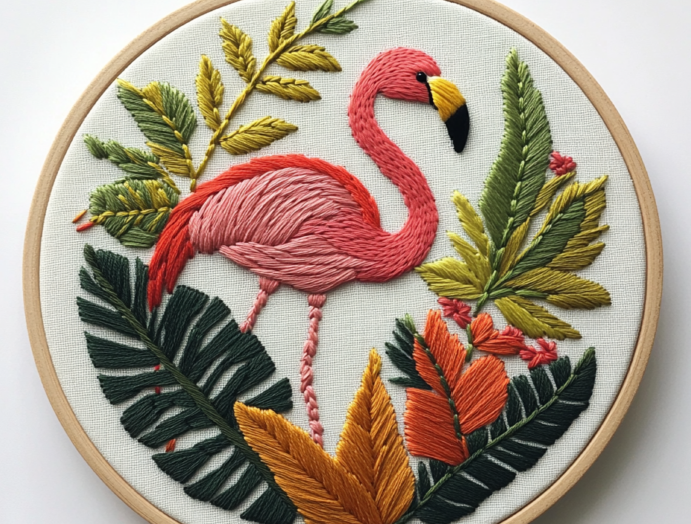Flamingo & Foliage image 0