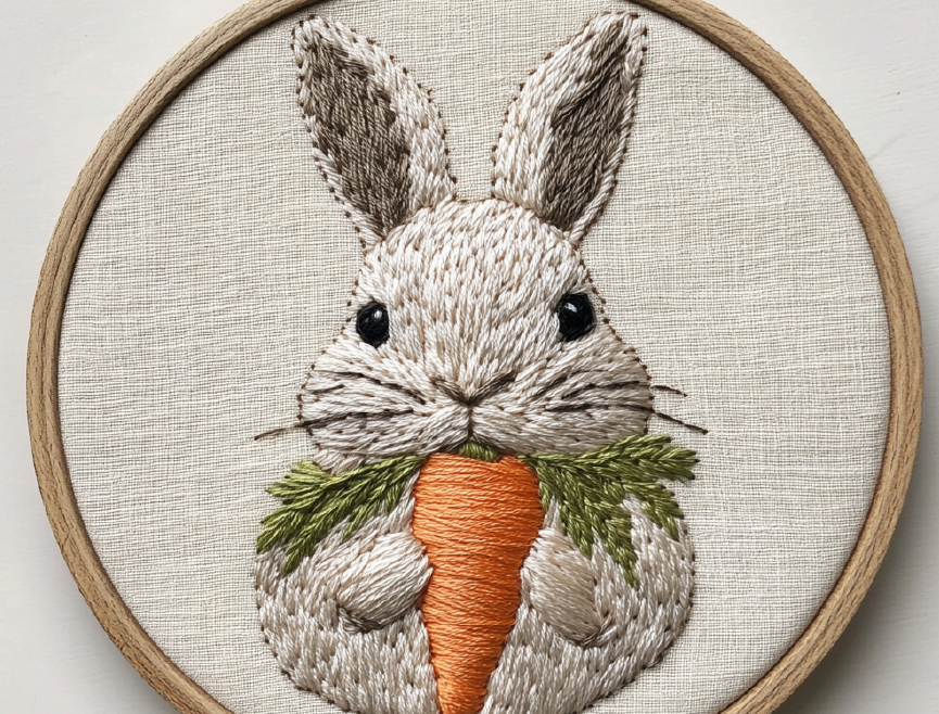 Bunny With Carrot image 0