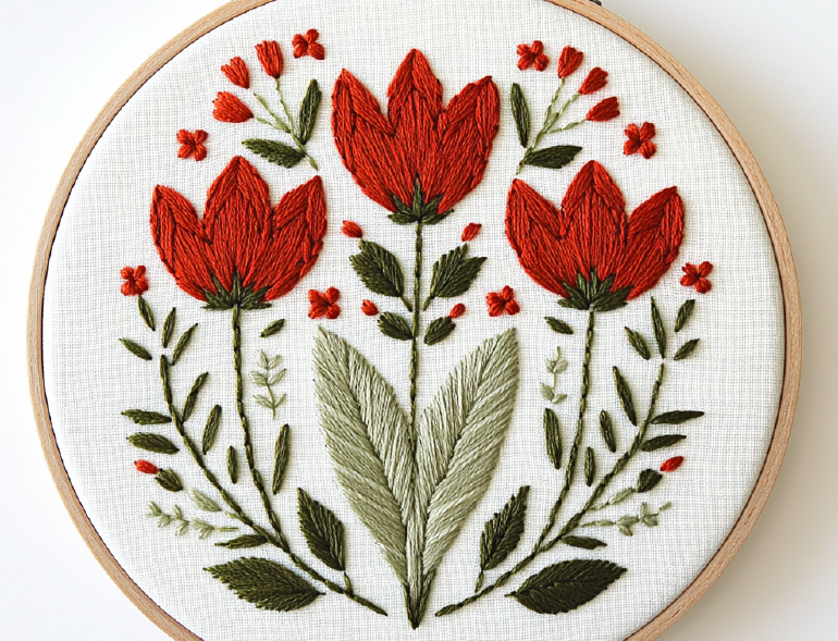 Folk Flowers 3 image 0