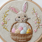 Bunny & Basket of Eggs image 0