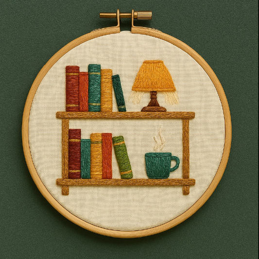 Bookshelf With Lamp image 0
