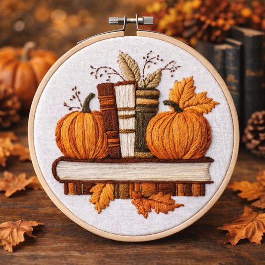 Autumn Pumpkin & Books 1 image 0