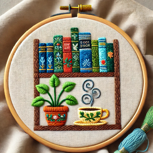 Bookshelf & Tea image 0